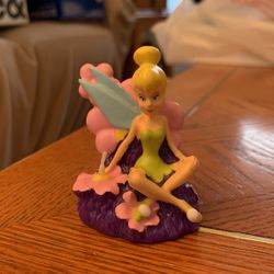 Tinker Bell Cake Topper And Candle