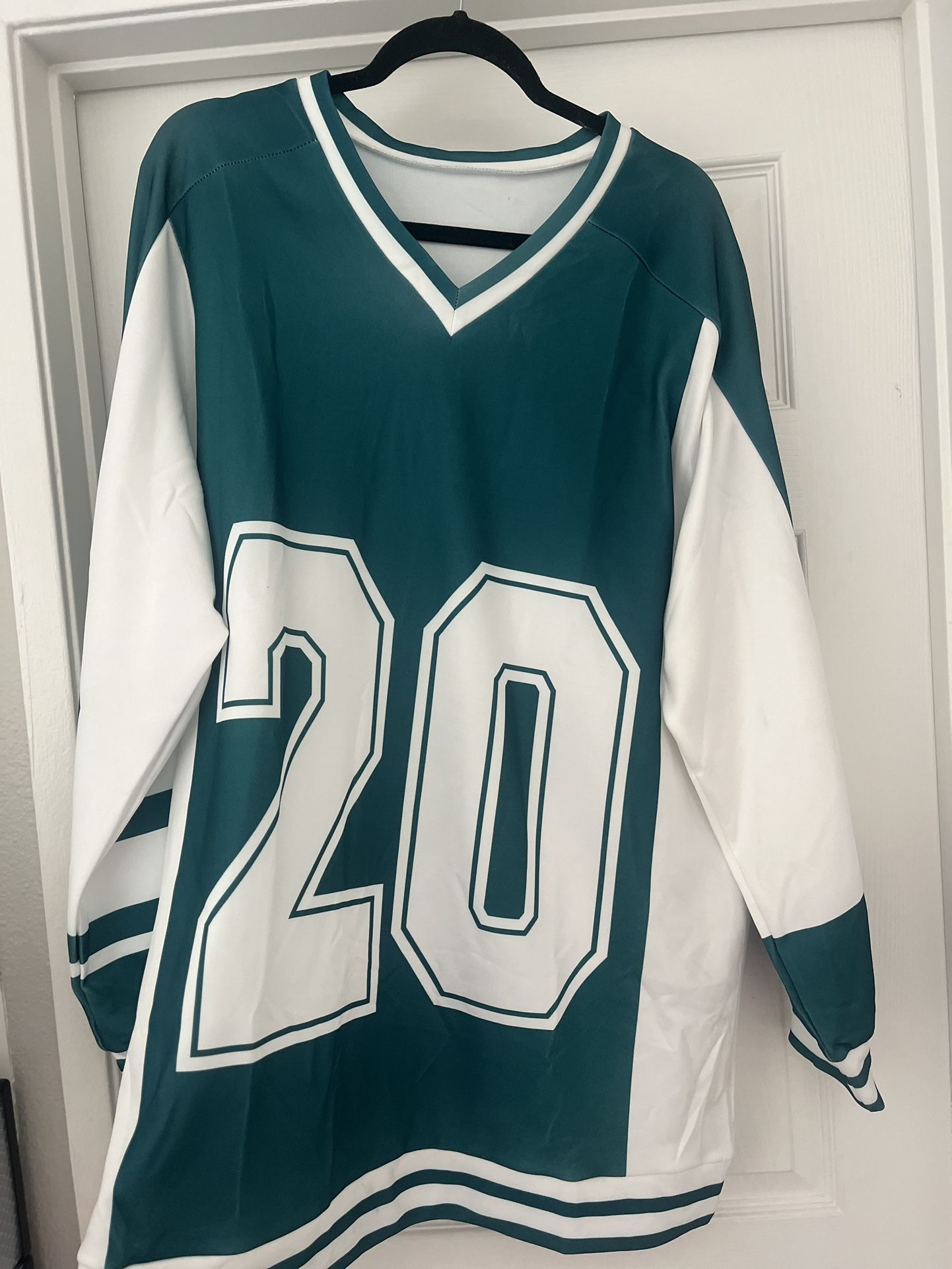 Green And White Dress Shirt 