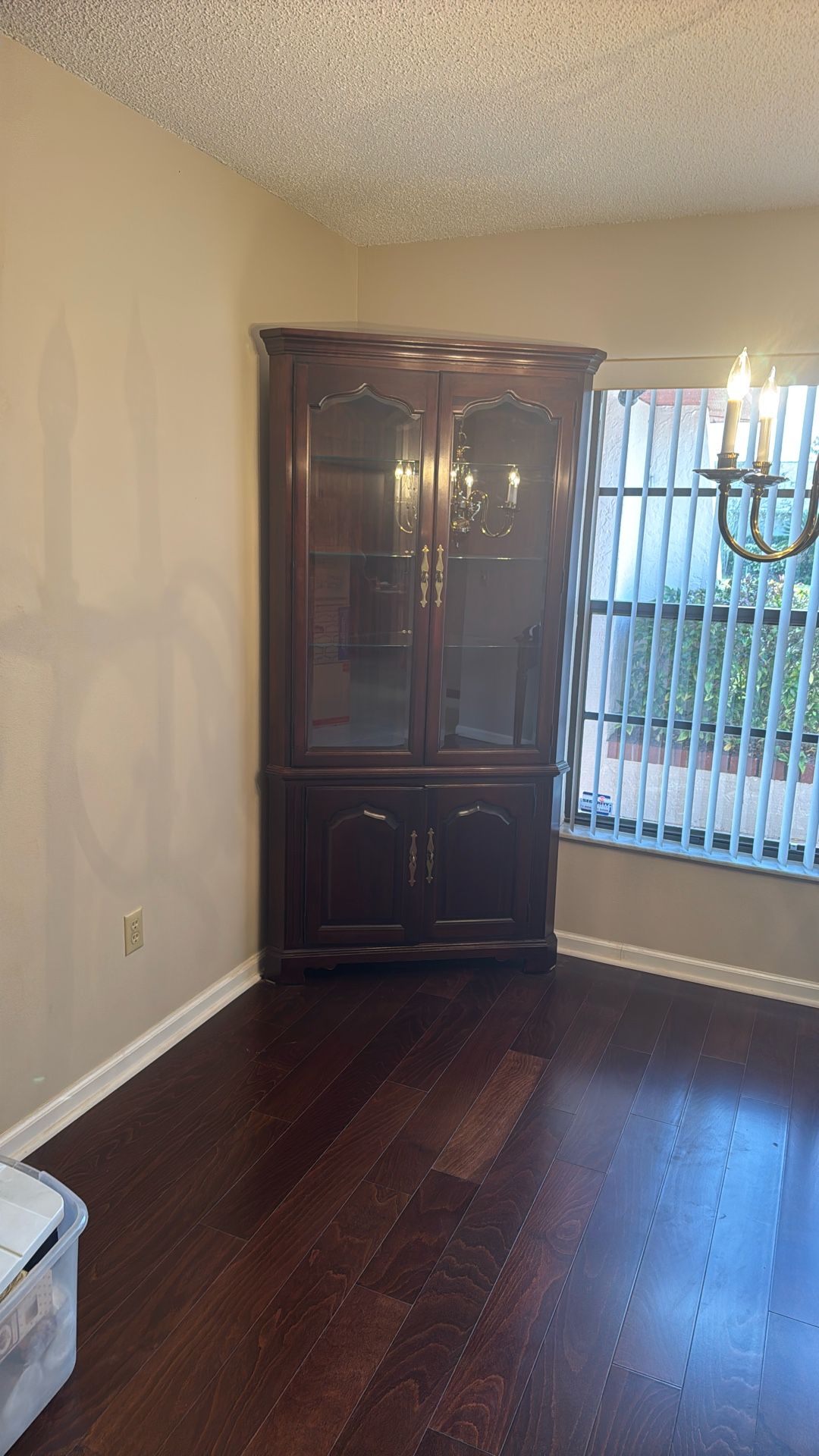 Cherry Corner China Cabinet 