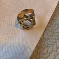 Star Of David Ring Nice filigree Work 400.00