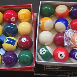 Billiard Balls - 2 Sets