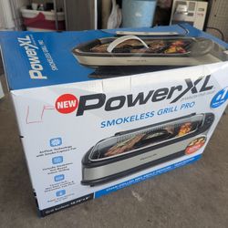PowerXL Smokeless Grill Pro Countertop Indoor Electric Grill