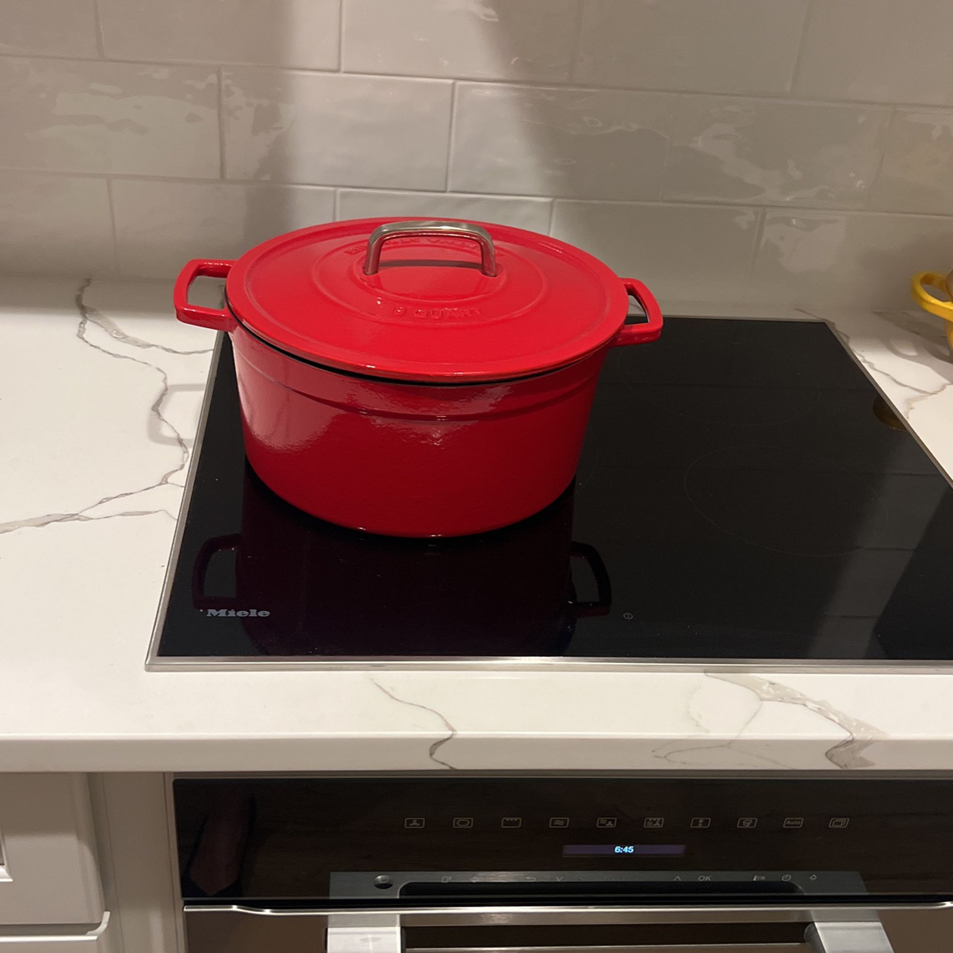 Enameled Caste Iron 8 quart Martha Stewart Cooking Pot