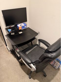 Work desk and chair