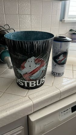 Ghostbusters Tin Popcorn Bucket & Cup ($60)