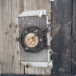 Yfz450 atv radiator fan combo