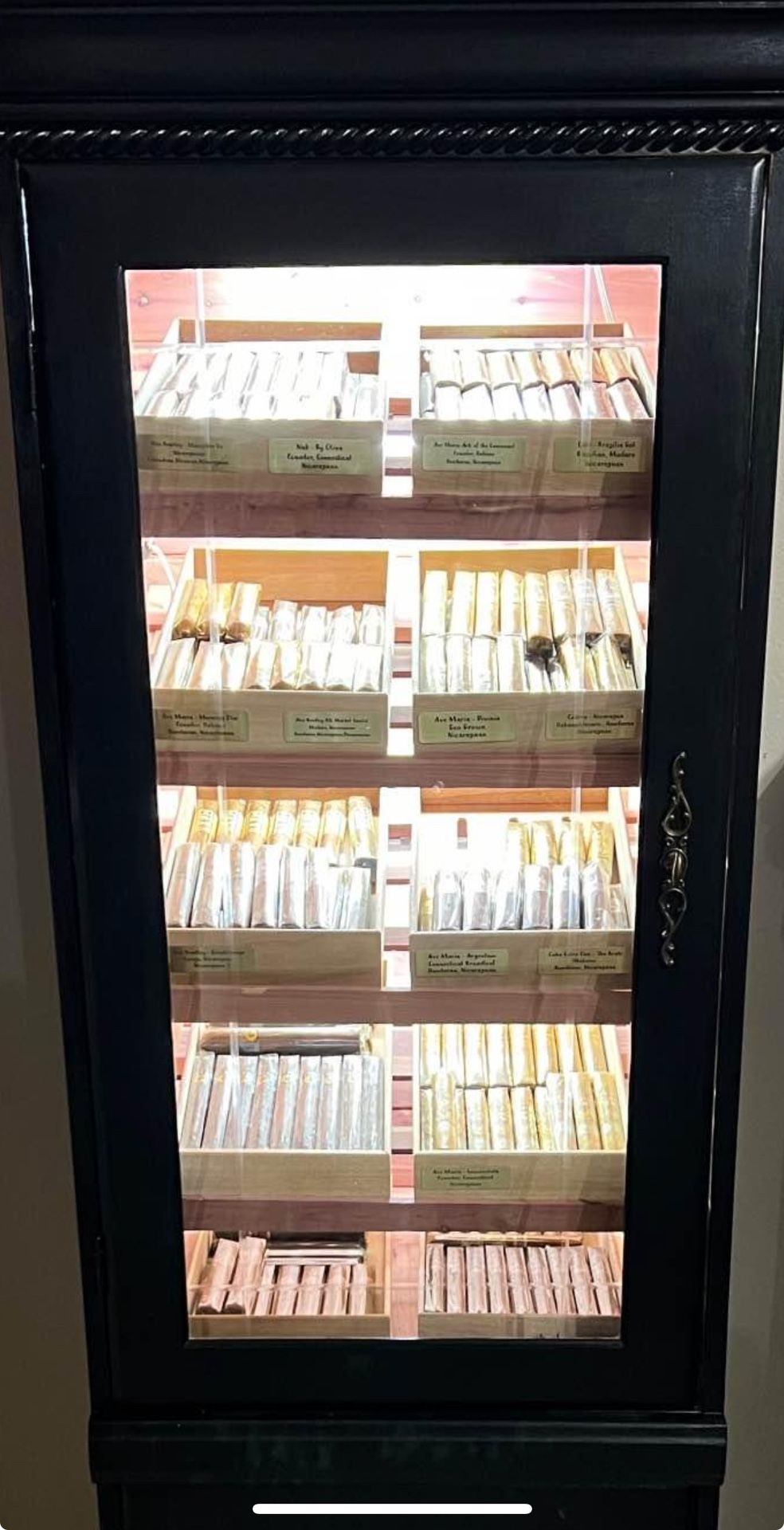 Beautiful Cigar Humidor Cabinet