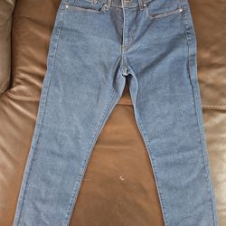 levis classic straight women's jeans size 30×30 mid rise NWT