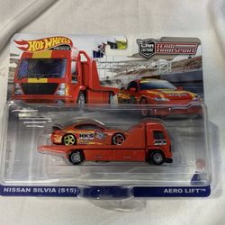 Hot Wheels Car Culture Team Transport Nissan Silva with Aero Lift