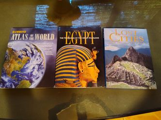 Three book bundle of history and geography books