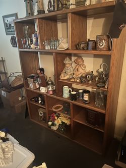12 Shelf Wooden Bookshelves Stand 