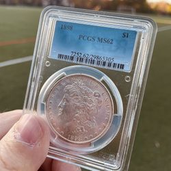 $1 1898 P MS 62. Collectible Coin USA 