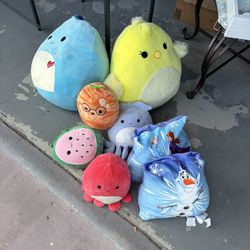 6- Squishmallows Plush Characters
