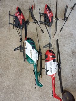 R/c helicopters just for parts don't work