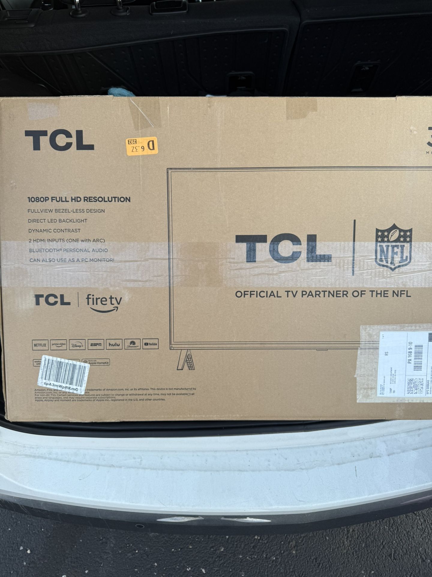 Brand New 32’ TCL Tv