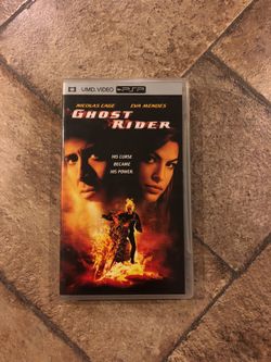 PlayStation portable Ghost Rider movie disc PSP