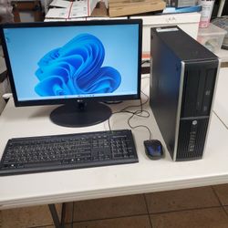 HP 6300 SFF i5 PC Monitor Keyboard & Mouse