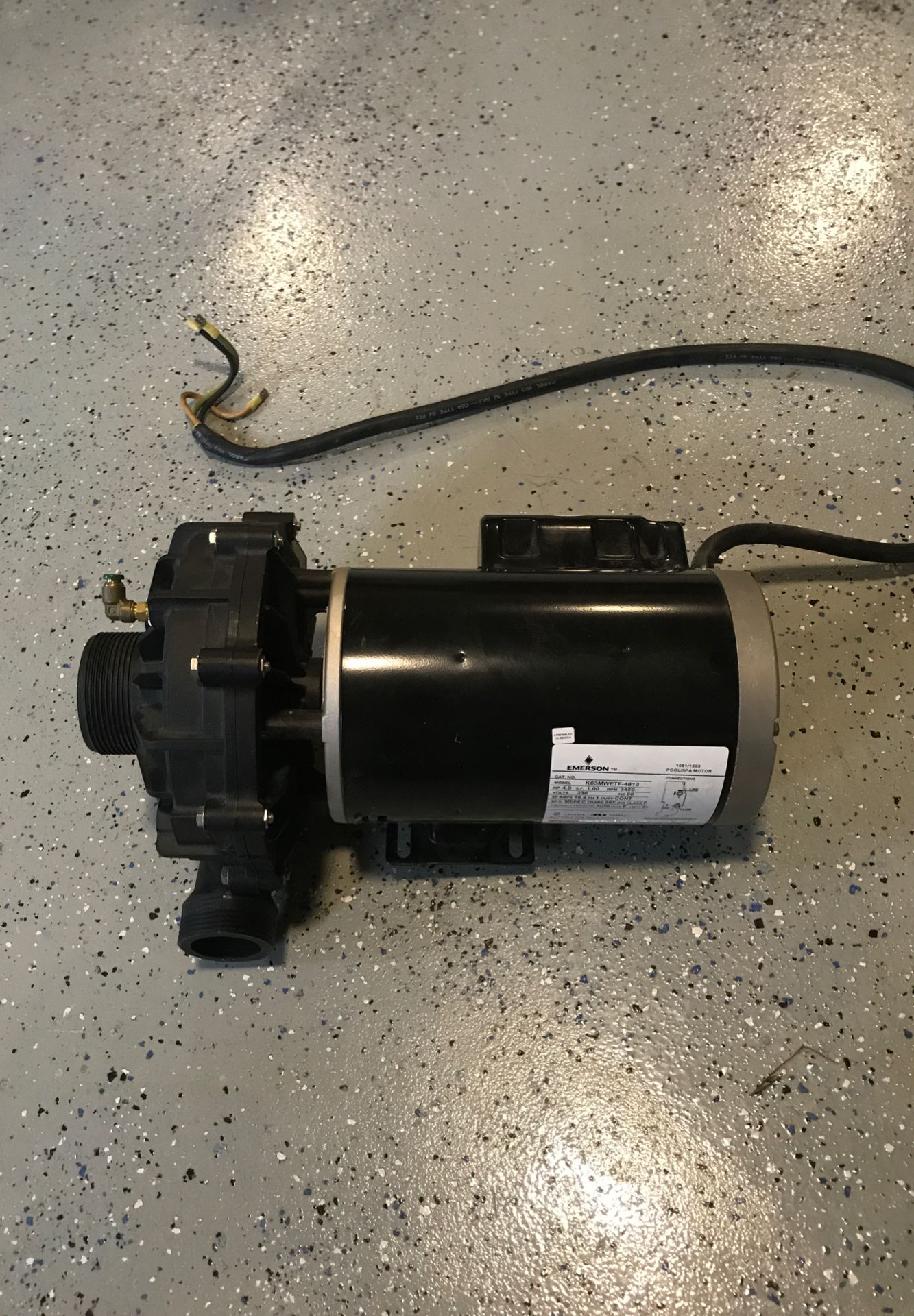 4 hp Pool Spa Hot Tub Pump Motor 220v