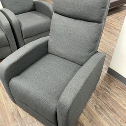 Fabric Recliner Chair Adjustable Home Theater Single  Recliner Sofa Furniture with Thick Seat Cushion and Backrest Modern Living Room Recliners