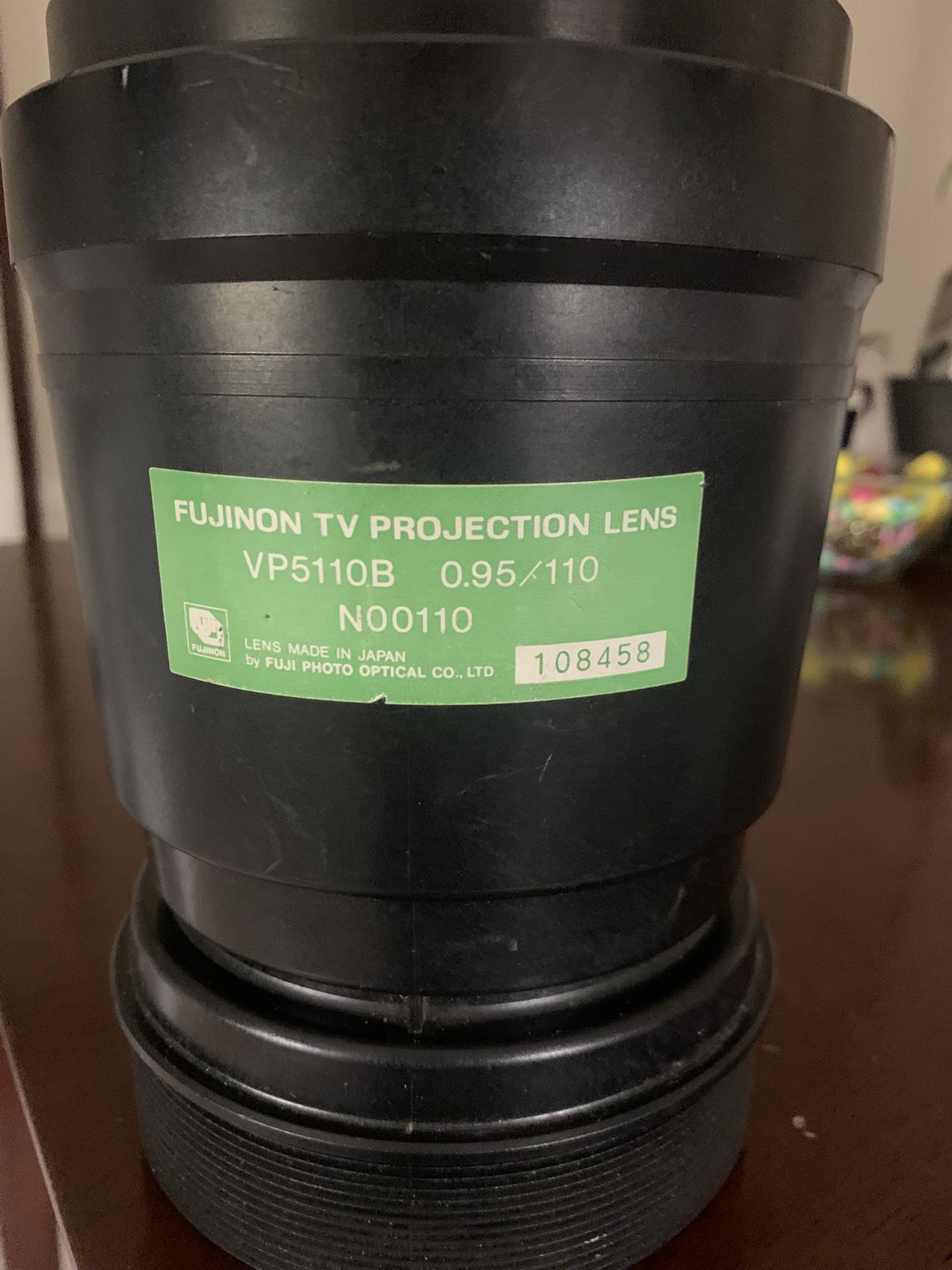 Fujinon Tv Projection Lens Vp 5110b