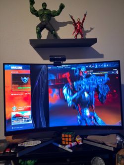 AOC CQ27G3Z 27” 1440p 240Hz curved gaming monitor (damaged monitor)