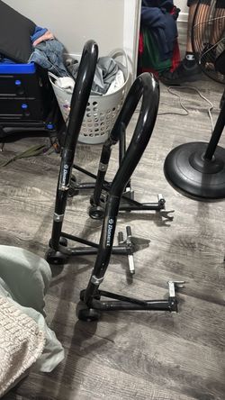 Padded stands/ motorcycle