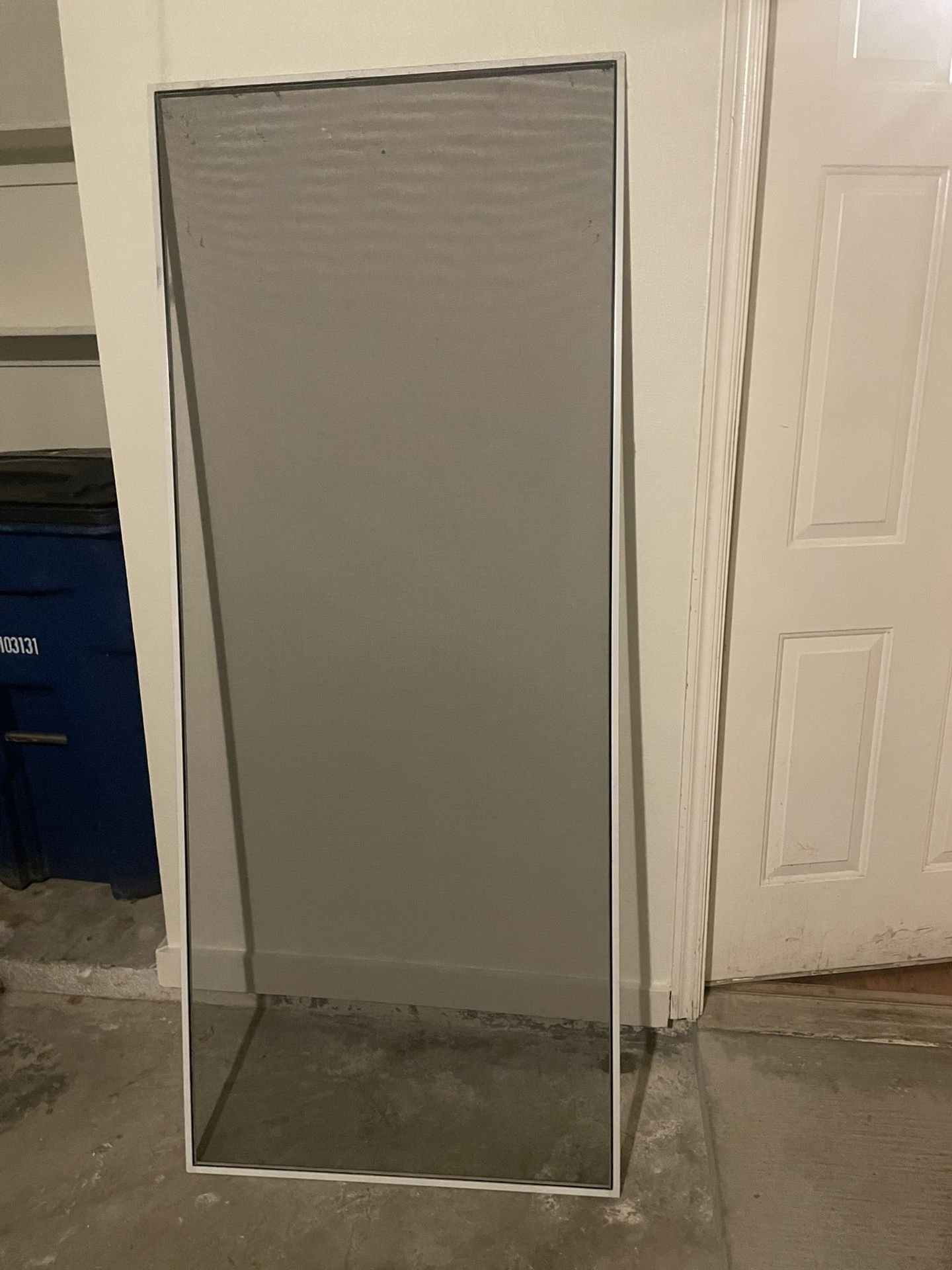 Large Window Screen – White Frame (Approx. 75” x 30”)