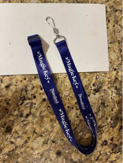 Disneyland Magic Key Holder Charter Member Lanyard DLR Blue New