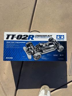 Rc car tt 02R chassis kit and clear body