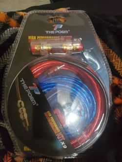 Amp wiring kit and converted