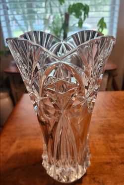 Vintage J.G. Durand Cristal France Cut Glass Vase