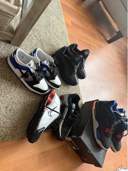 Retro 4 , Nike Dunk , Nike ShoX , air max 95 lot size 5y