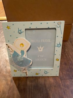 Ballerina Photo Frame stars in crowns on it