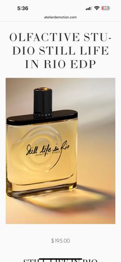 Still Life in Rio By Olfactive 