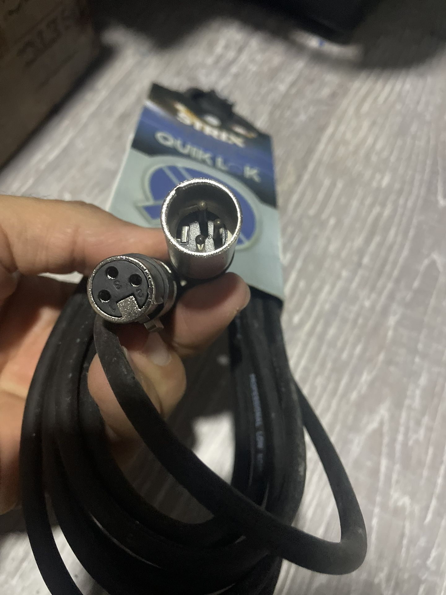 Audio cord xLR 15 ft from mpm Italy