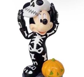 NEW DISNEY MICKEY MOUSE SKELETON COSTUME STATUE