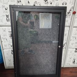 Enclosed Bulletin Board 