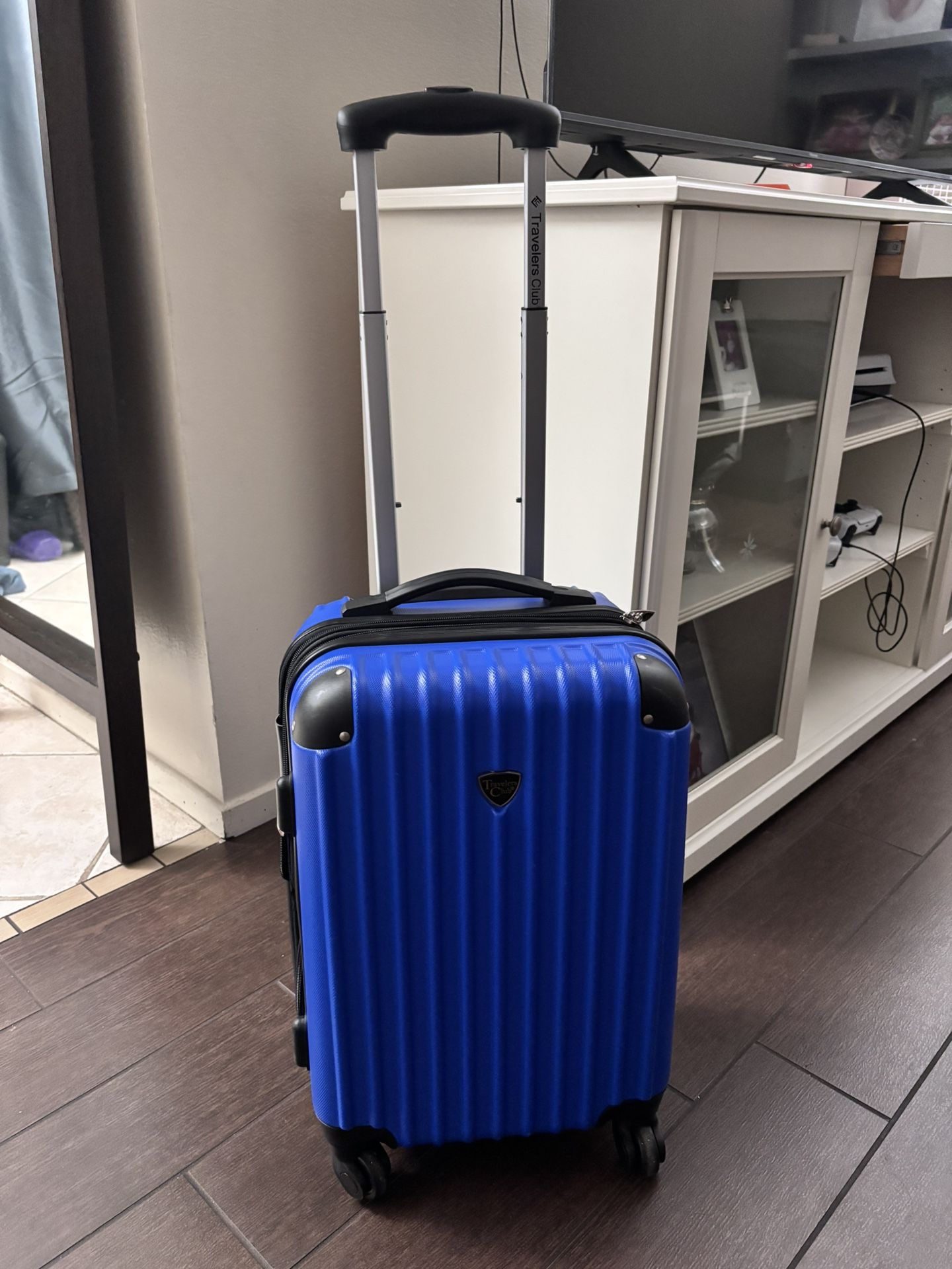 Blue Carry On Luggage