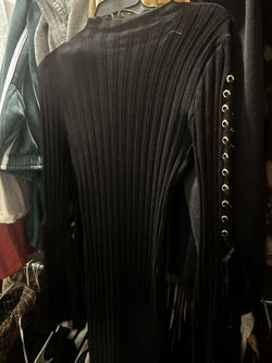 Ribbed Turtle Neck Dress