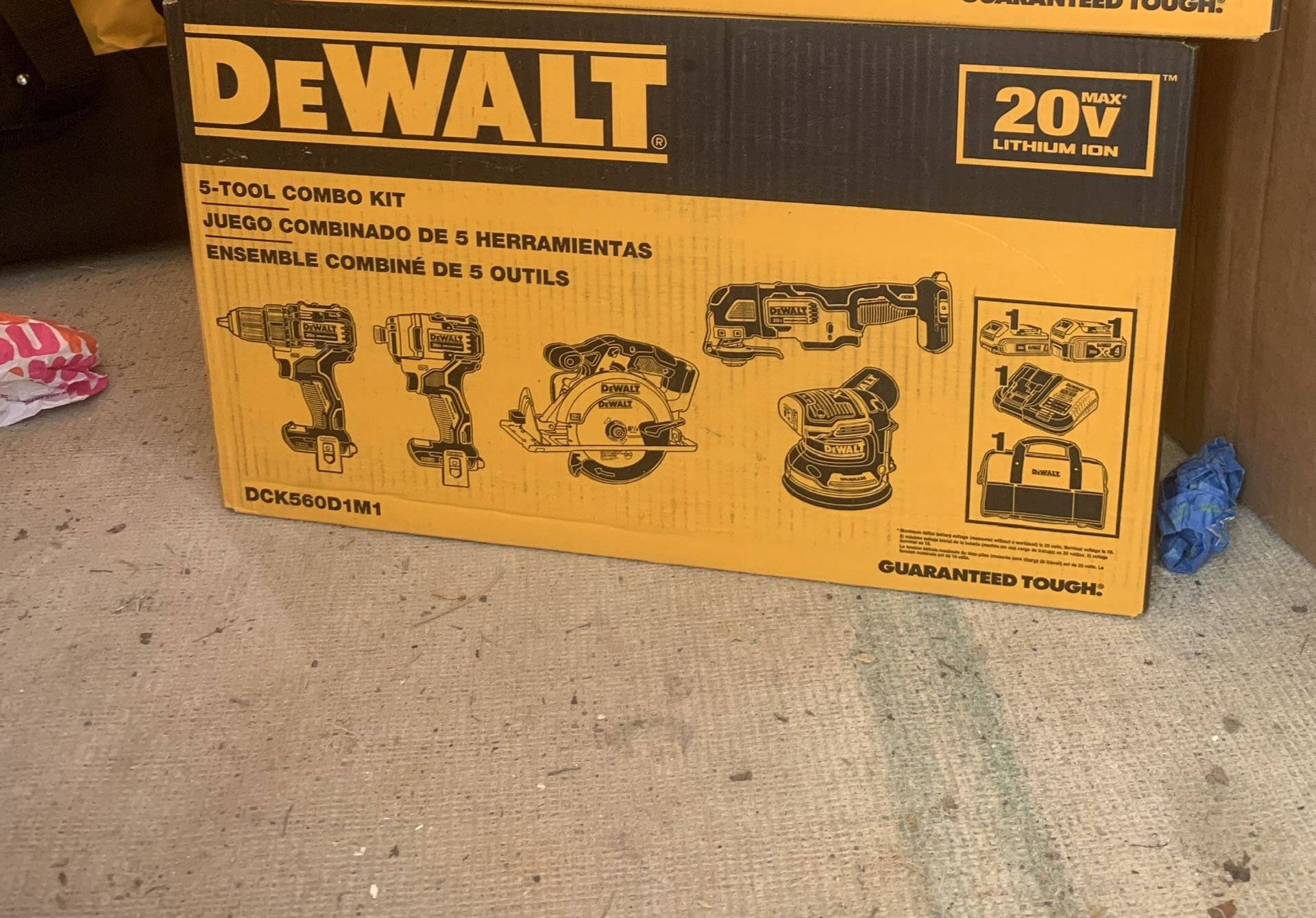 Brand new dewalt with the battery