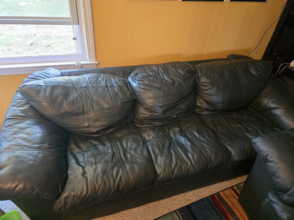 Leather Couch And Loveseat