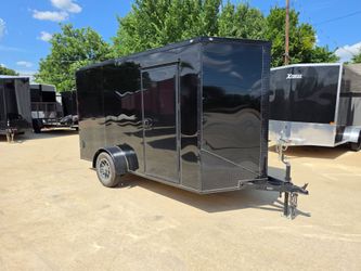 2026 New 6x12 SA Screwless Enclosed Trailer | Blackout | .08 Exterior | 1172 (Black)