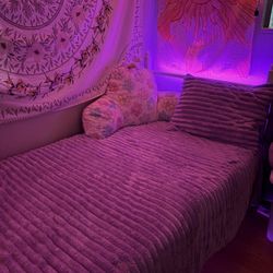 Twin Bedframe w/ LED lights 