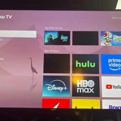 ONN ROKU TV 55’ , With TV Mount 