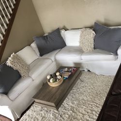 White Pottery Barn/William Sonoma Sectional 