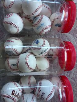 (21) MLB Rawlings Baseballs w/ Baseball Team Logos (Official Rawlings MLB Baseballs)