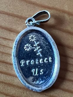 Sterling Silver Necklace Pendant O'Connor's Church Goods – St. Christopher Medal  Made in Italy, 1 Inch