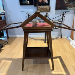 Antique Jewelry Box With Stand 