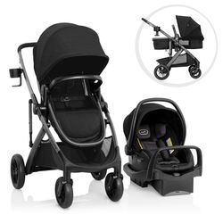 Evenflo

PIVOT SUITE MODULAR TRAVEL SYSTEM
WITH LITEMAX INFANT CAR SEAT