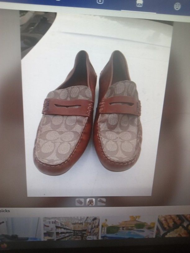 Coach Brand 10.5D Men's Shoes Driver Style